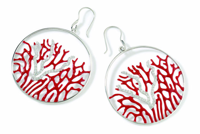 Legacy reference image showing Italian coral-inspired earrings from the previous website material.