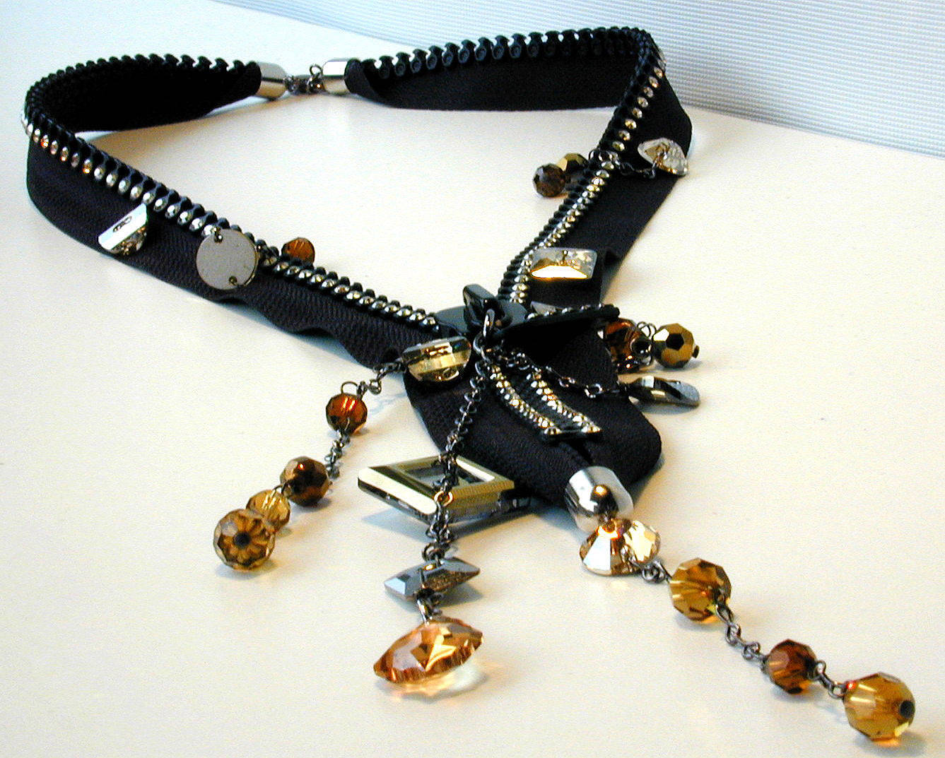 Legacy reference image of a handmade fashion necklace from the previous website material.